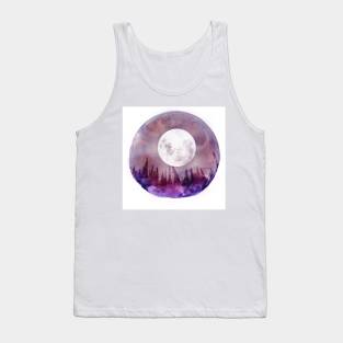 Moonlit village Tank Top